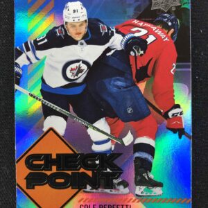 2024/2025 Upper Deck Series 1 Checkpoint CP-6 Cole Perfetti Inzert