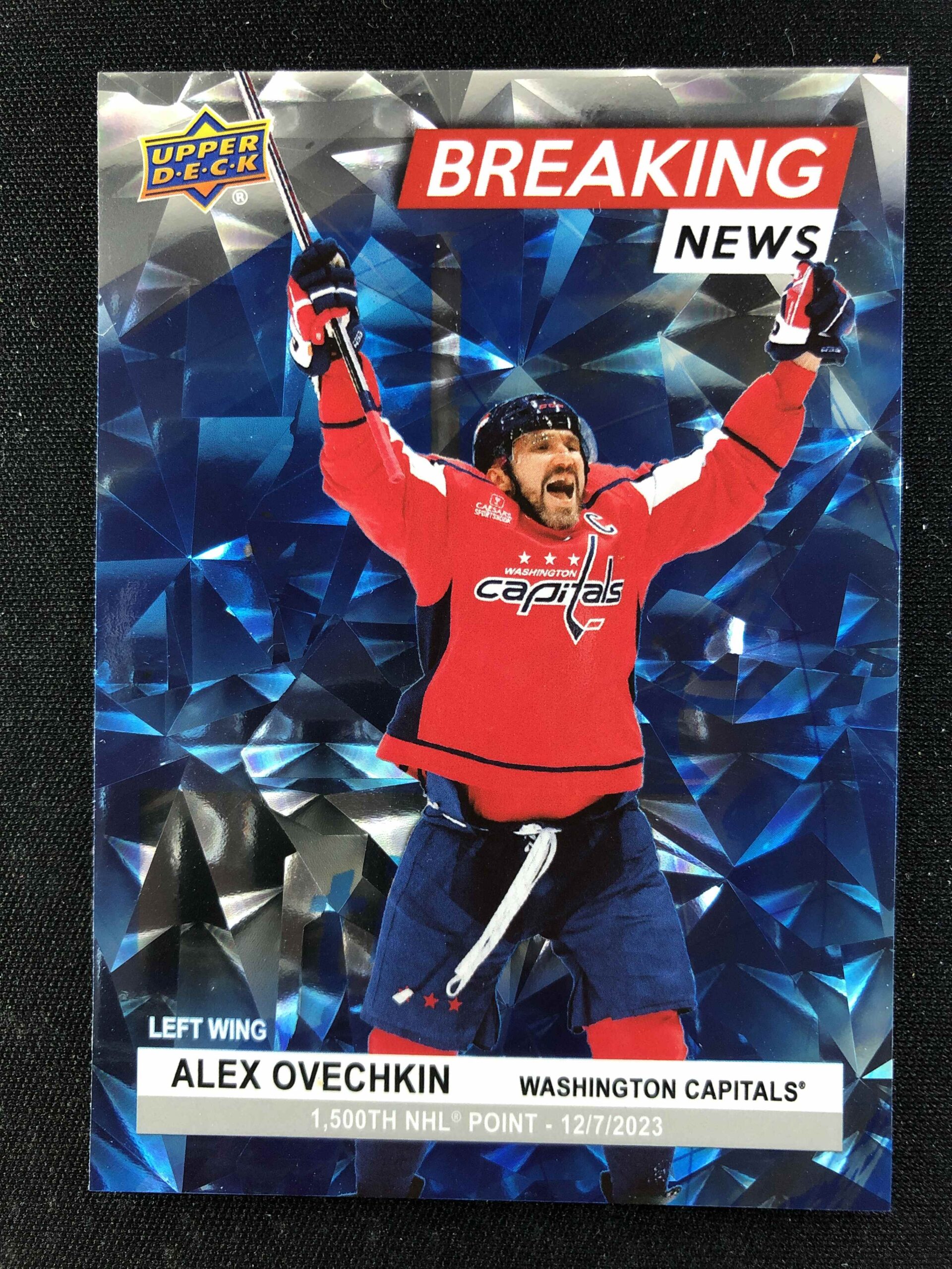 2024/2025 Upper Deck Series 1 Breaking News BN-3 Alex Ovechkin Inzert