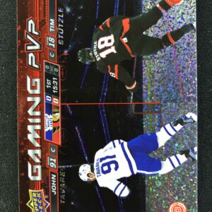2024/2025 Upper Deck Series 1 Gaming PVP Speckled GPVP-21 John Tavares, Tim Stutzle Inzert