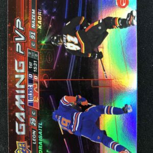 2024/2025 Upper Deck Series 1 Gaming PVP GPVP-1 Leon Draisaitl, Nazem Kadri Inzert