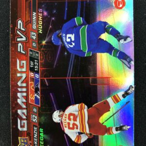 2024/2025 Upper Deck Series 1 Gaming PVP GPVP-18 MacKenzie Weegar, Quinn Hughes Inzert