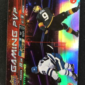 2024/2025 Upper Deck Series 1 Gaming PVP GPVP-19 Fabian Zetterlund, Jack Eichel Inzert