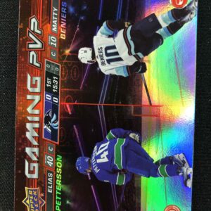 2024/2025 Upper Deck Series 1 Gaming PVP GPVP-22 Elias Pettersson, Matty Beniers Inzert