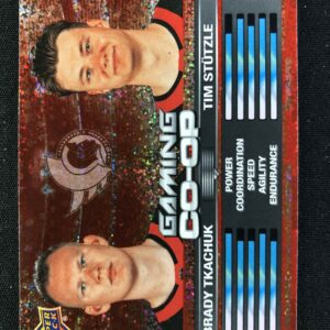 2024/2025 Upper Deck Series 1 Gaming Co-op Speckled CGO-12 Brady Tkachuk, Tim Stutzle Inzert