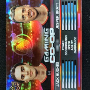 2024/2025 Upper Deck Series 1 Gaming Co-op CGO-19 Jack Hughes, Jesper Bratt Inzert