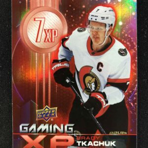 2024/2025 Upper Deck Series 1 Gaming XP GXP-20 Brady Tkachuk Inzert