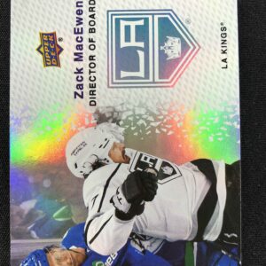 2023/2024 Upper Deck Series 2 Director of Boards DB-9 Zack MacEwen Inzert