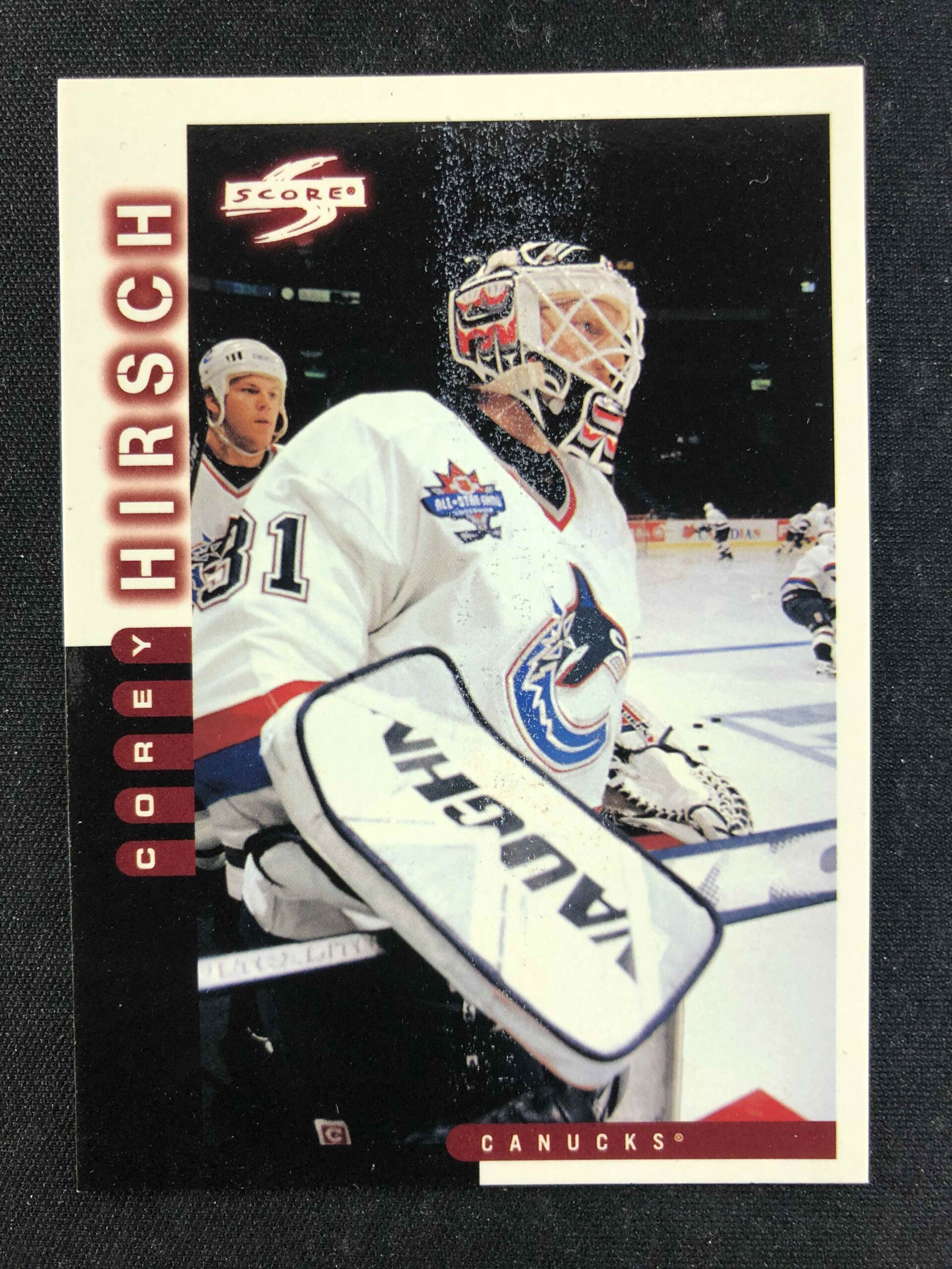1997/1998 Pinnacle Score Base 12 Corey Hirsch