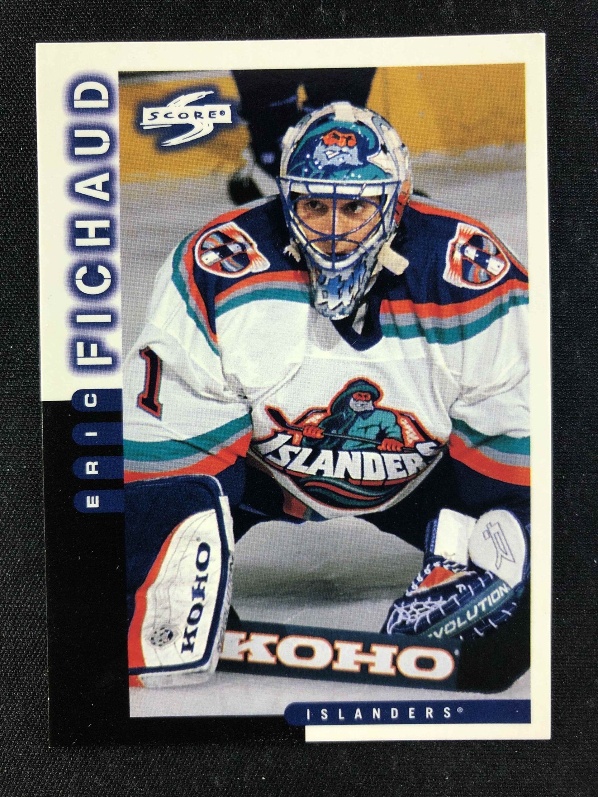 1997/1998 Pinnacle Score Base 26 Eric Fichaud