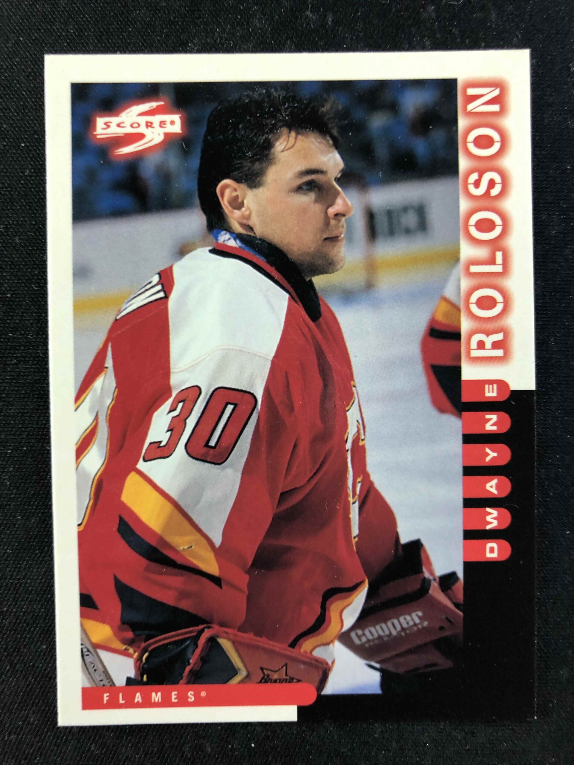 1997/1998 Pinnacle Score Base 38 Dwayne Roloson