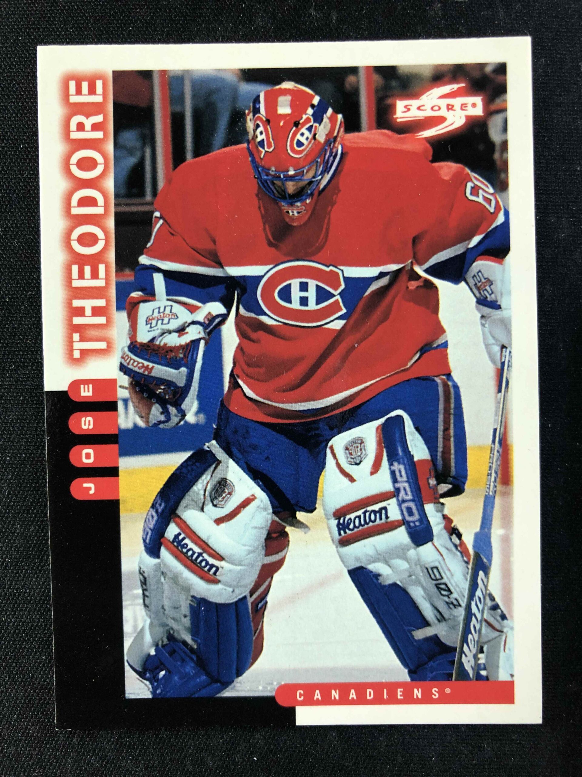 1997/1998 Pinnacle Score Base 42 Jose Theodore