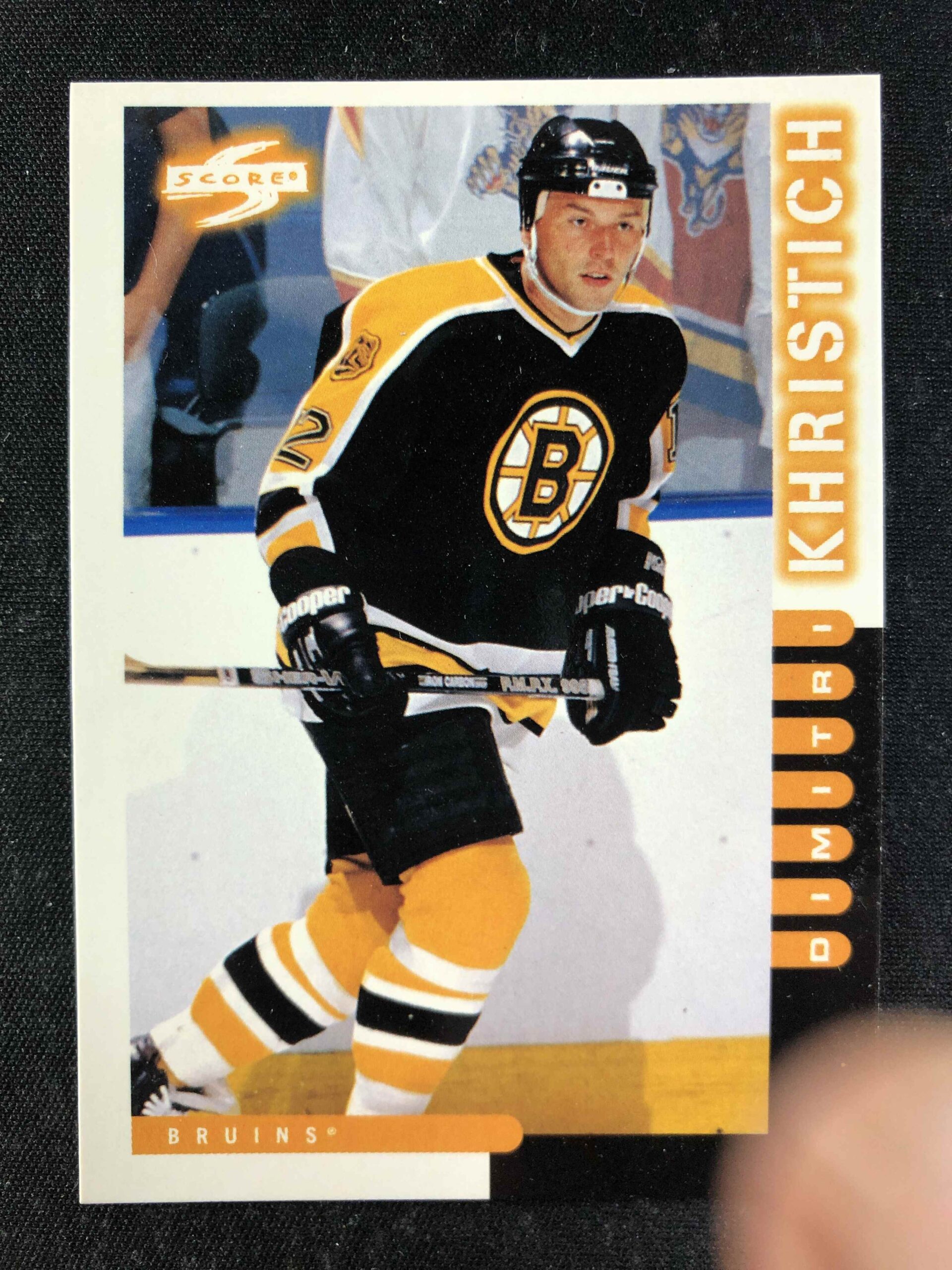 1997/1998 Pinnacle Score Base 111 Dimitri Khristich