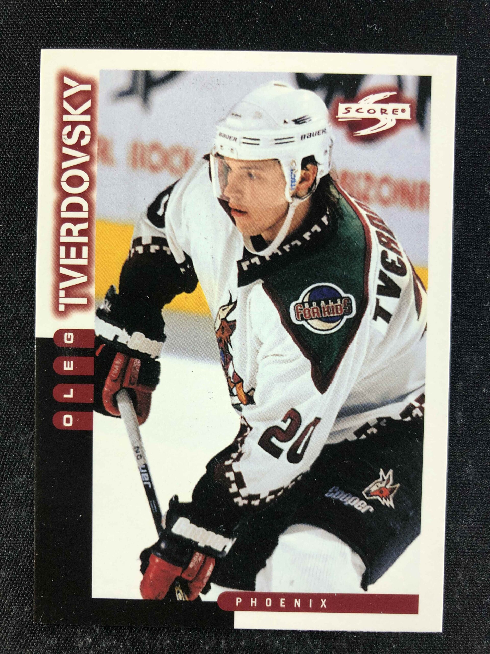 1997/1998 Pinnacle Score Base 195 Oleg Tverdovsky