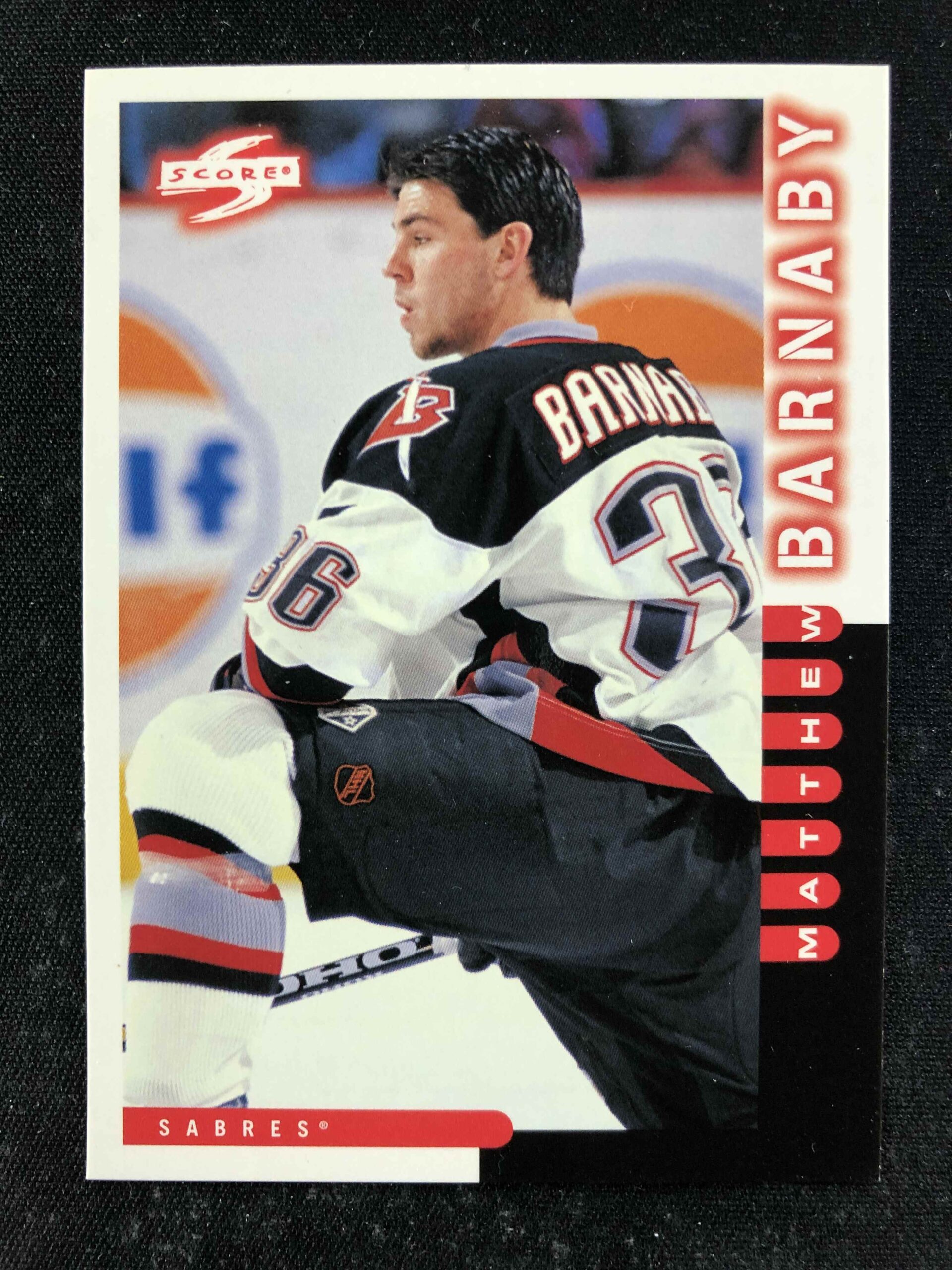 1997/1998 Pinnacle Score Base 216 Matthew Barnaby