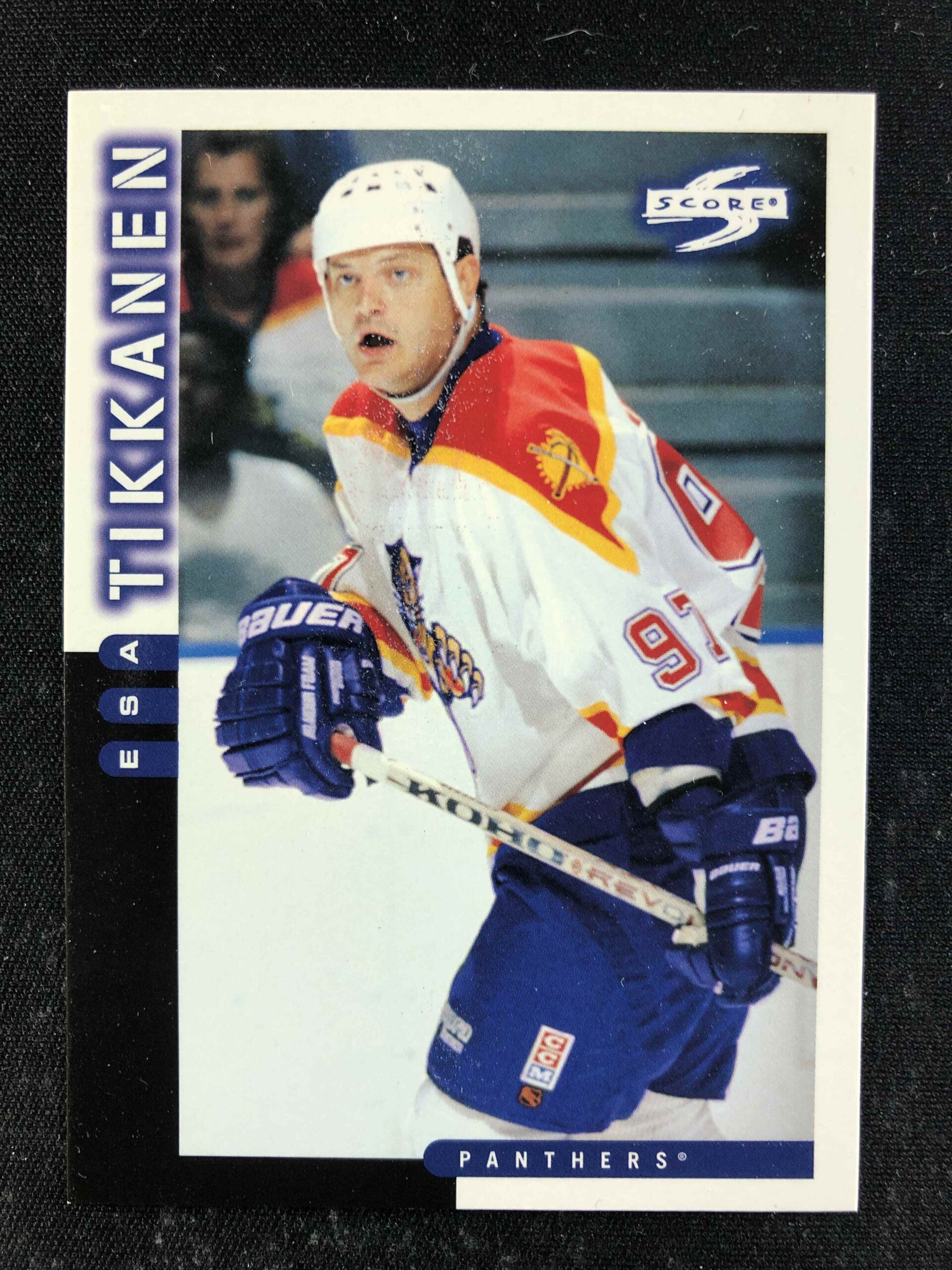 1997/1998 Pinnacle Score Base 236 Esa Tikkanen