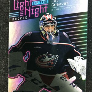 2023/2024 Upper Deck Synergy Light Up the Night Rookies LN-GR Jet Greaves Inzert 337/499