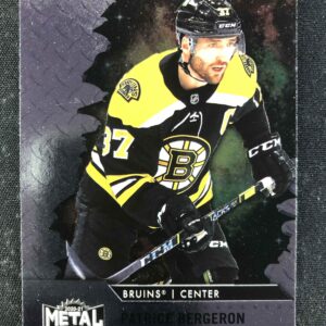 2020/2021 Upper Deck Skybox Metal Universe Base 38 Patrice Bergeron