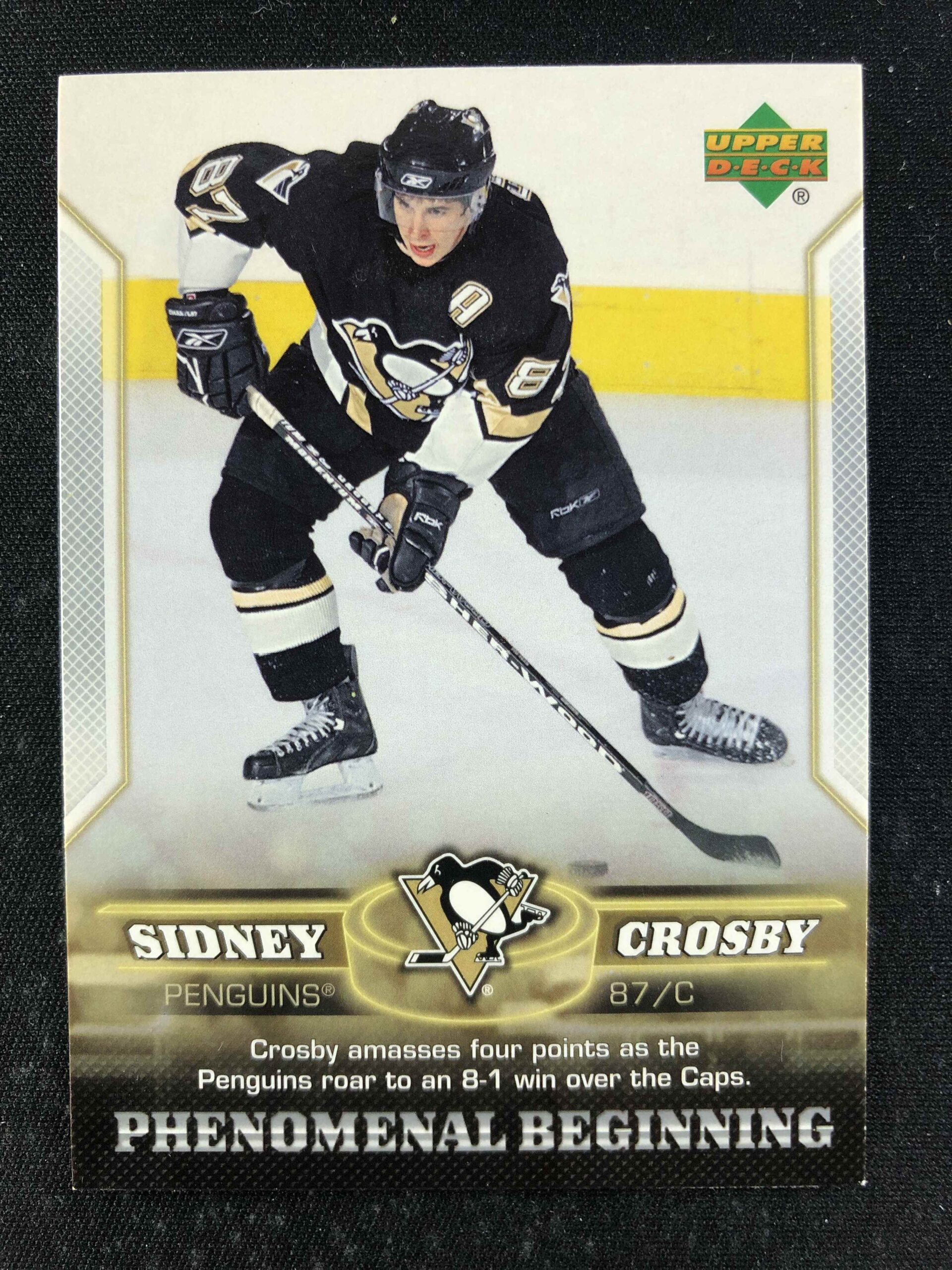 2005/2006 Upper Deck Phenomenal Beginnings Base 20 Sidney Crosby