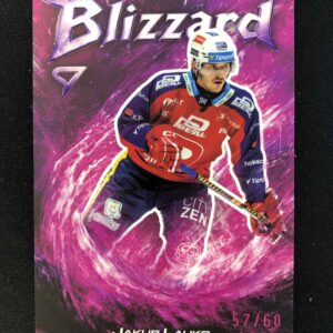 2025/2026 Sportzoo Serie 1 Blizzard Coral Pink BL-07 Jakub Lauko Inzert 57/60