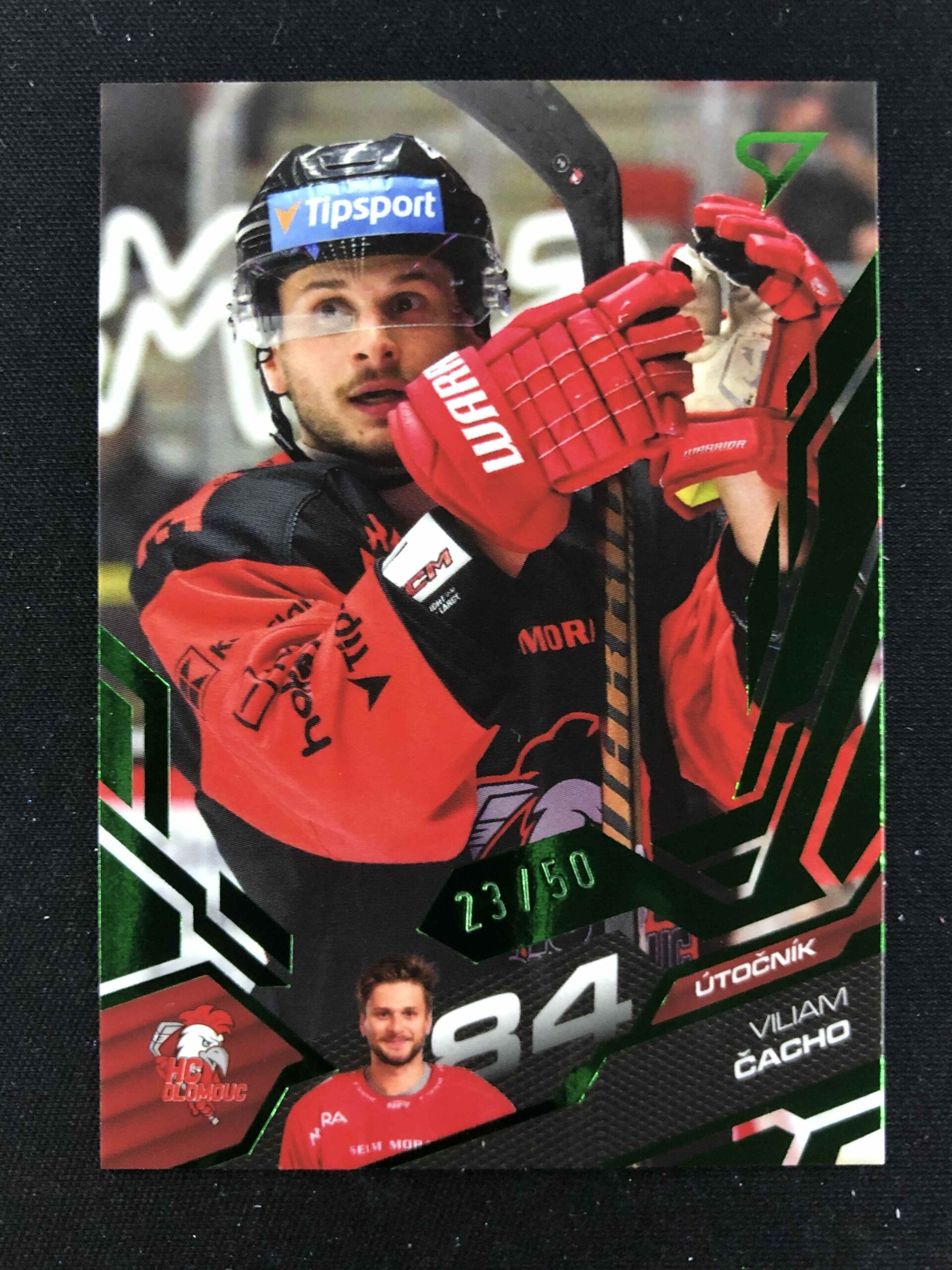 2025/2026 Sportzoo Serie 1 Emerald Green 243 Viliam Čacho Paralel 23/50