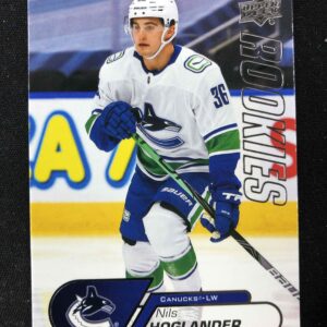 2020/2021 Upper Deck NHL Star Rookies Box Set Base 18 Nils Hoglander