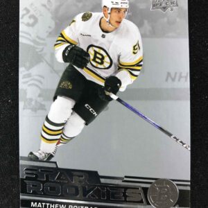 2023/2024 Upper Deck NHL Star Rookies Box Set Base 12 Matthew Poitras