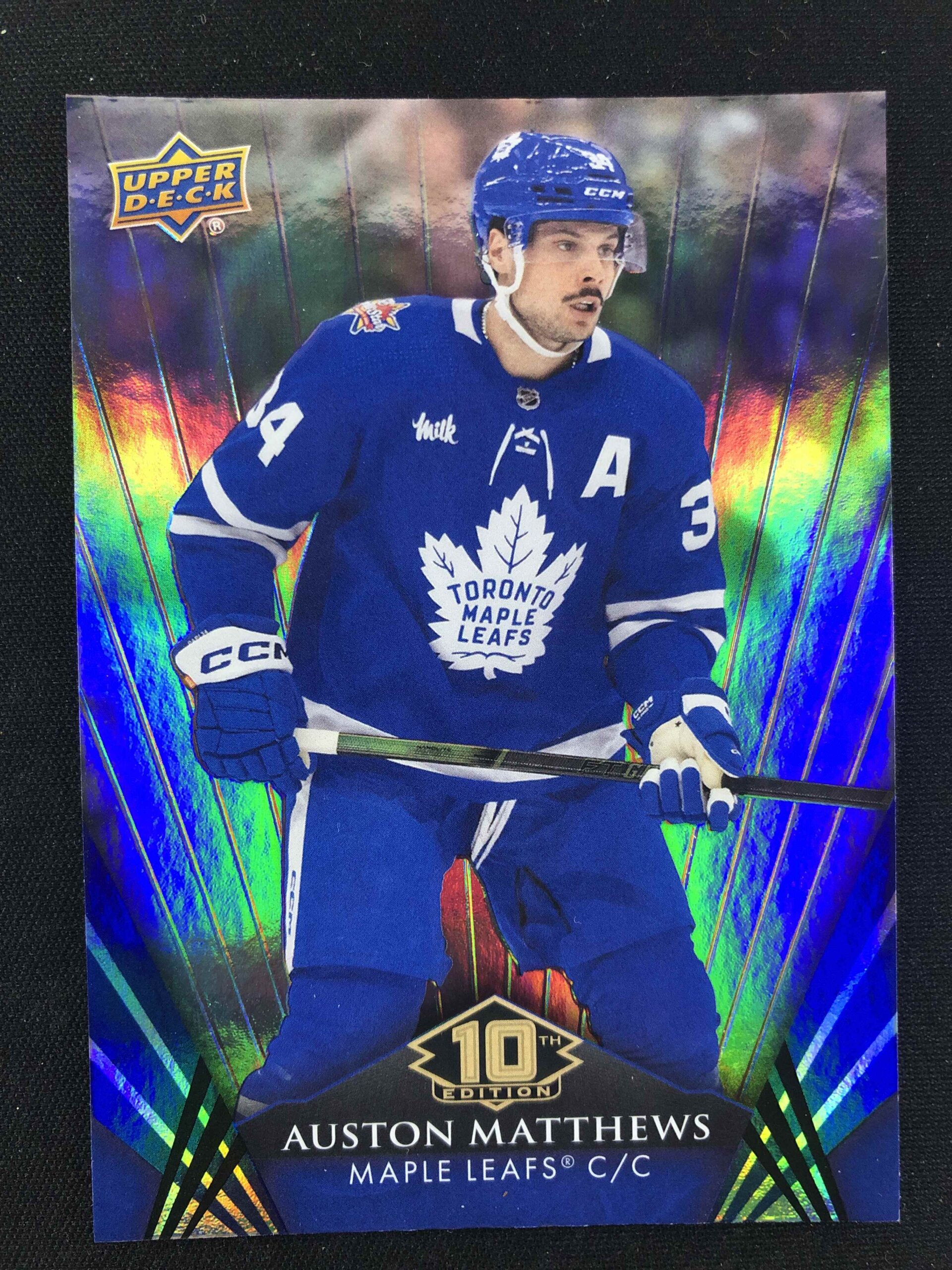 2024/2025 Upper Deck Tim Hortons Base 34 Auston Matthews