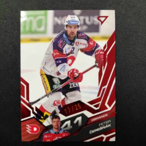 2025/2026 Sportzoo Serie 1 Ruby Red 21 Peter Čerešňák Paralel 13/25