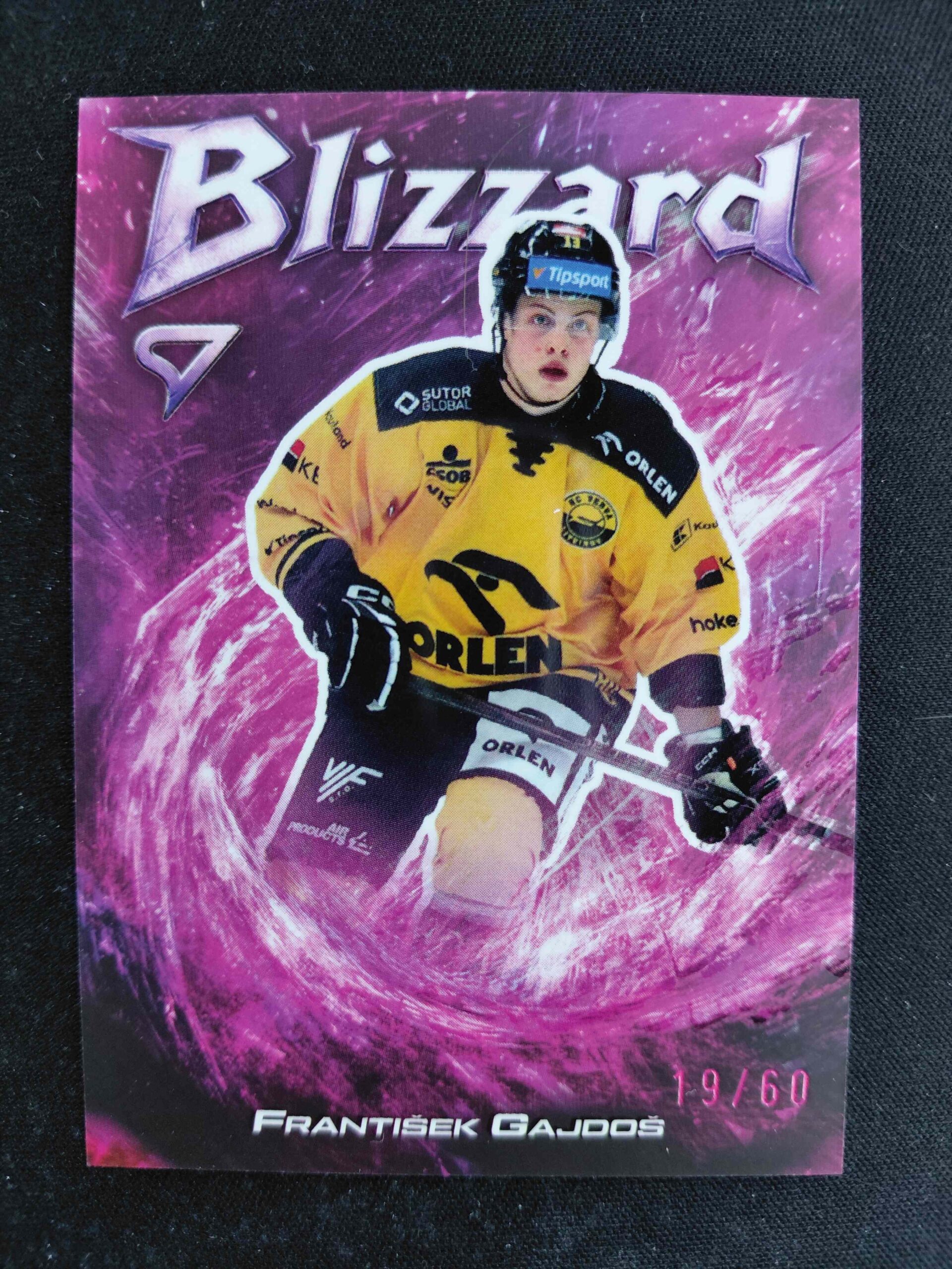 2025/2026 Sportzoo Serie 1 Blizzard Coral Pink BL-27 František Gajdoš Inzert 19/60
