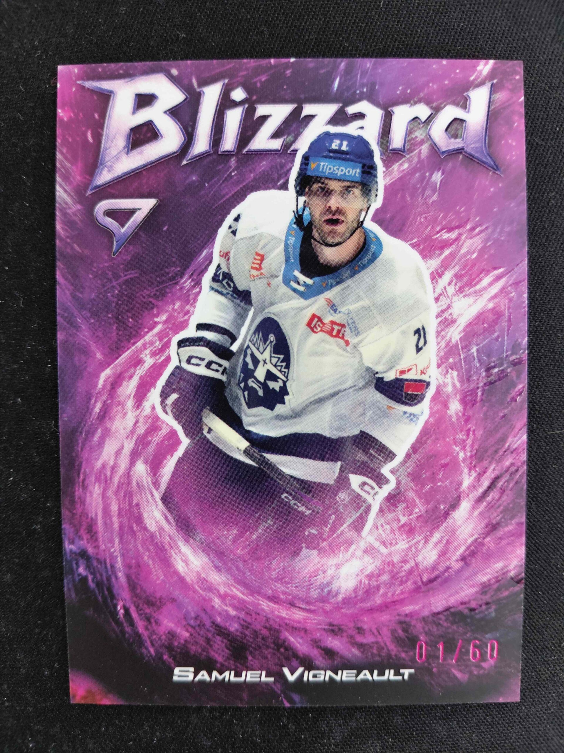 2025/2026 Sportzoo Serie 1 Blizzard Coral Pink BL-42 Samuel Vigneault Inzert 01/60