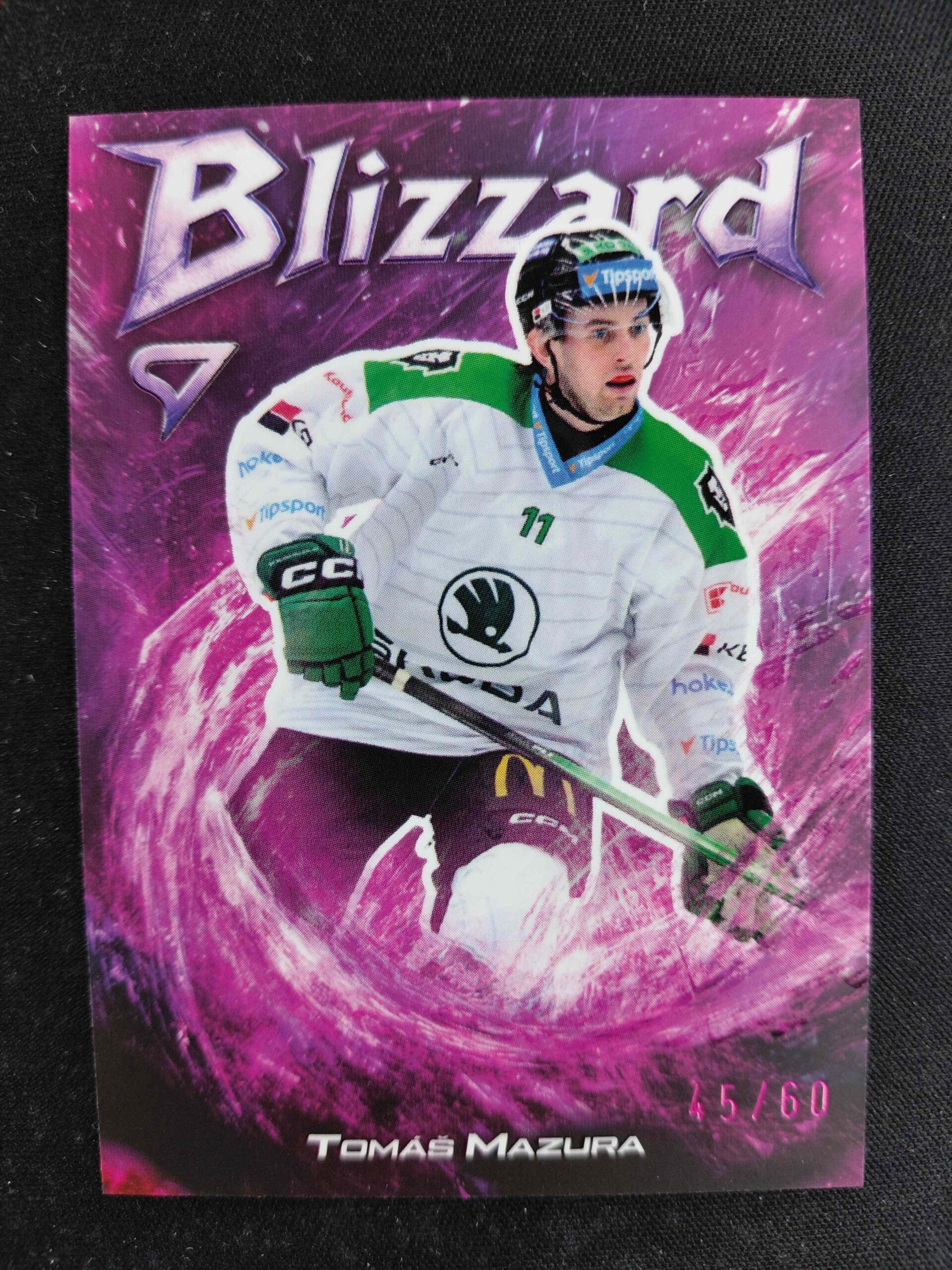 2025/2026 Sportzoo Serie 1 Blizzard Coral Pink BL-22 Tomáš Mazura Inzert 45/60