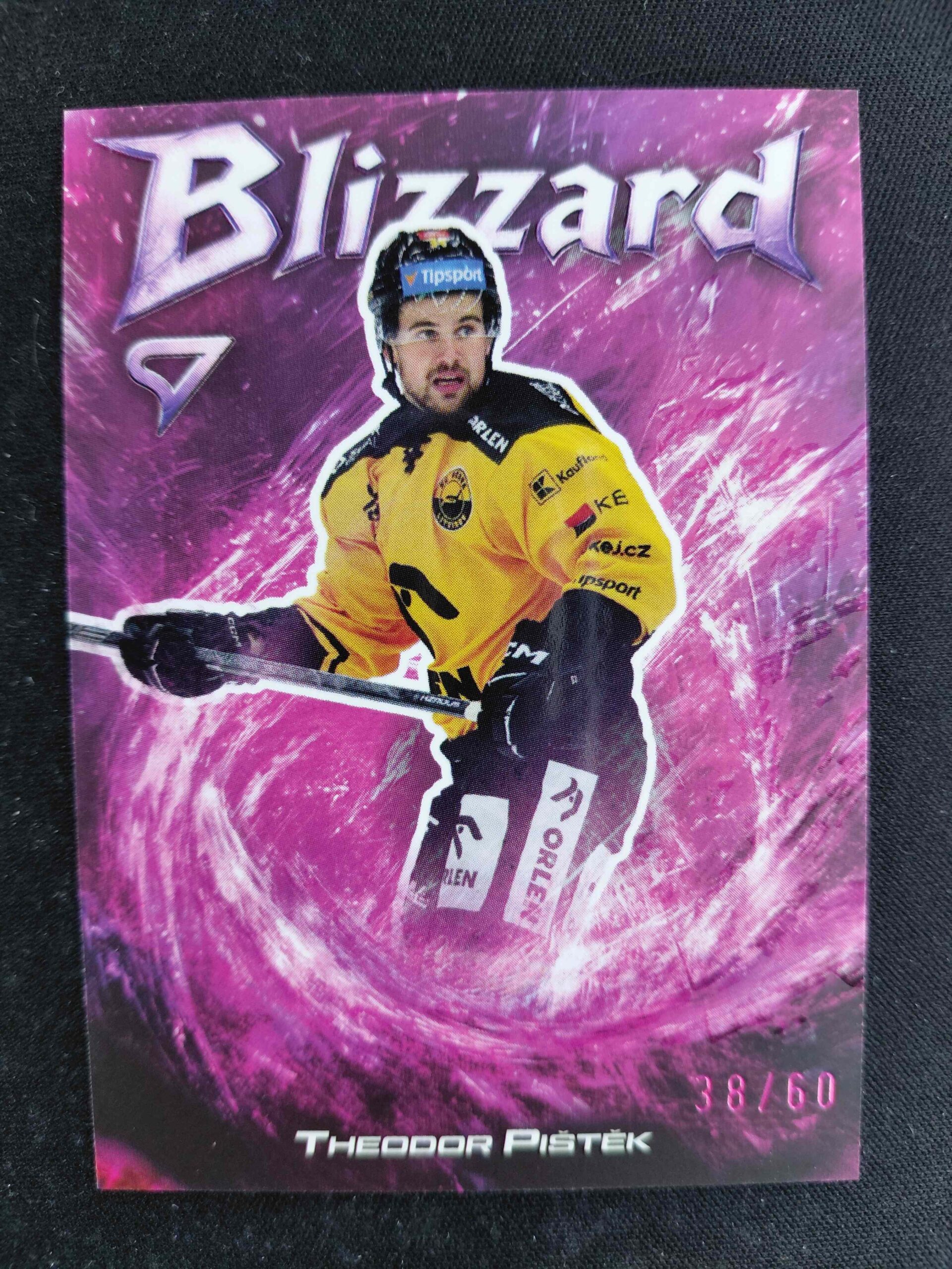 2025/2026 Sportzoo Serie 1 Blizzard Coral Pink BL-29 Theodor Pištěk Inzert 38/60