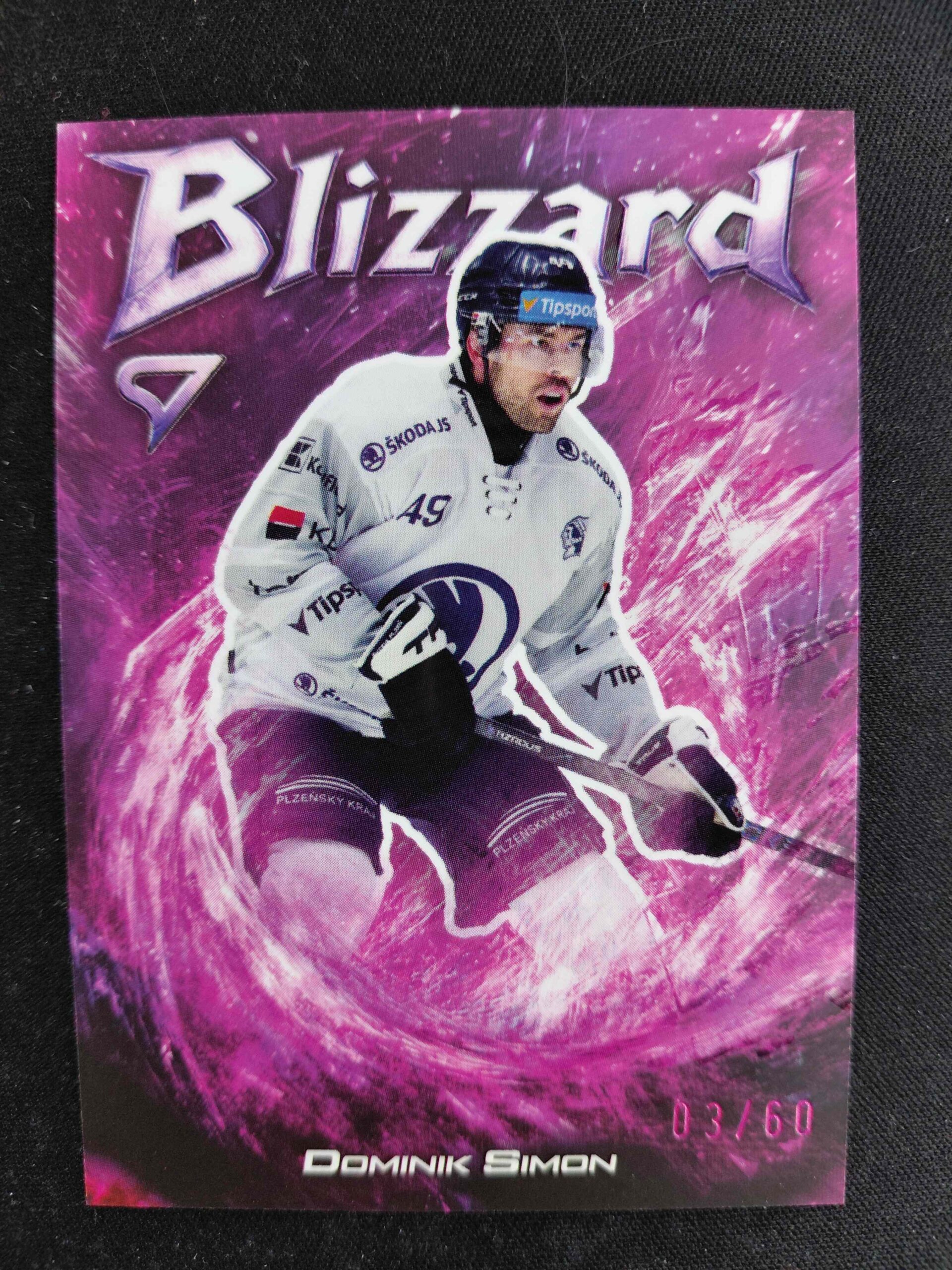 2025/2026 Sportzoo Serie 1 Blizzard Coral Pink BL-33 Dominik Simon Inzert 03/60