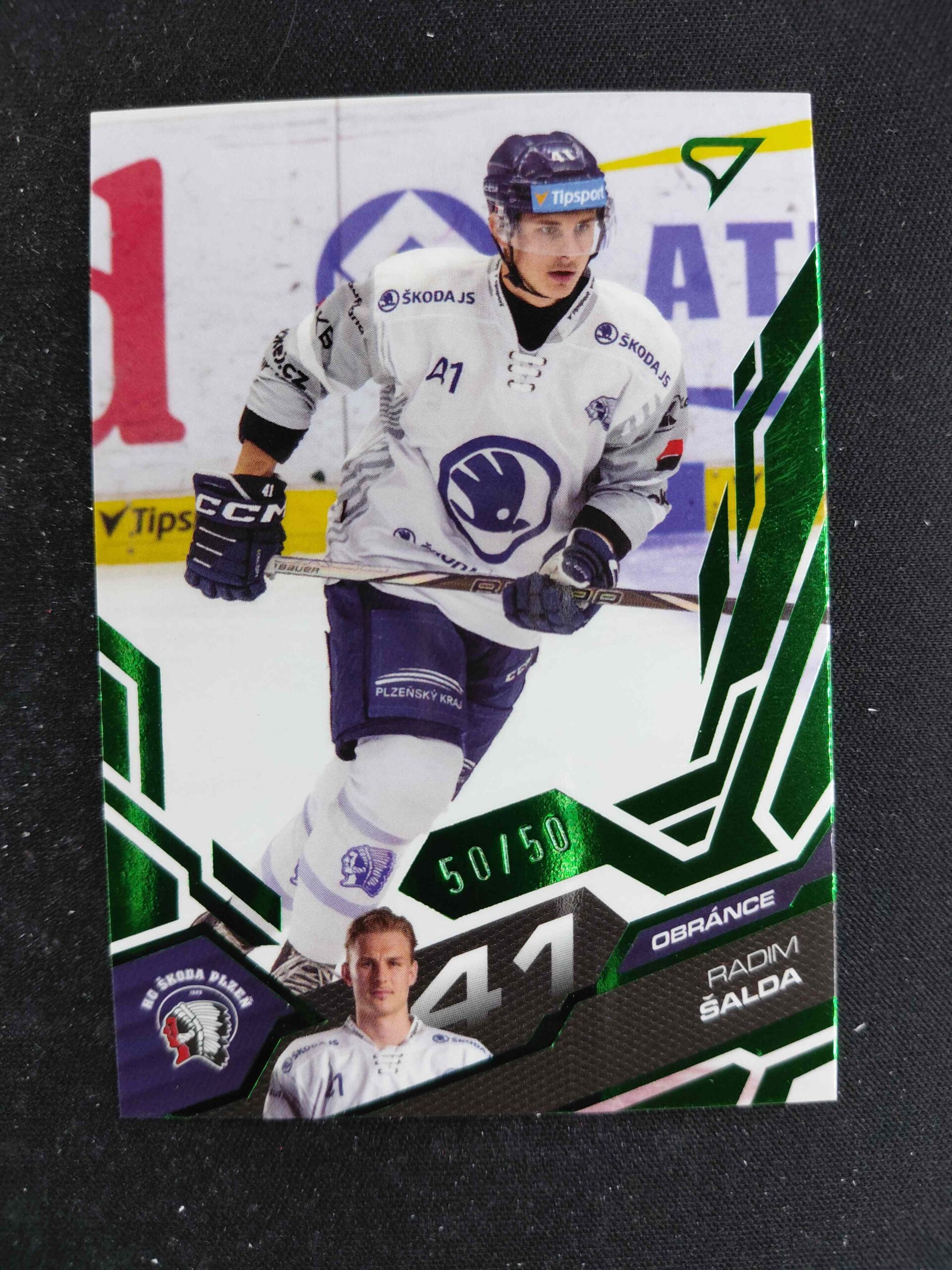 2025/2026 Sportzoo Serie 1 Emerald Green 169 Radim Šalda Paralel 50/50