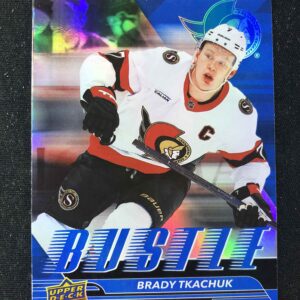 2025/2026 Upper Deck Series 1 Bustle B-19 Brady Tkachuk Inzert