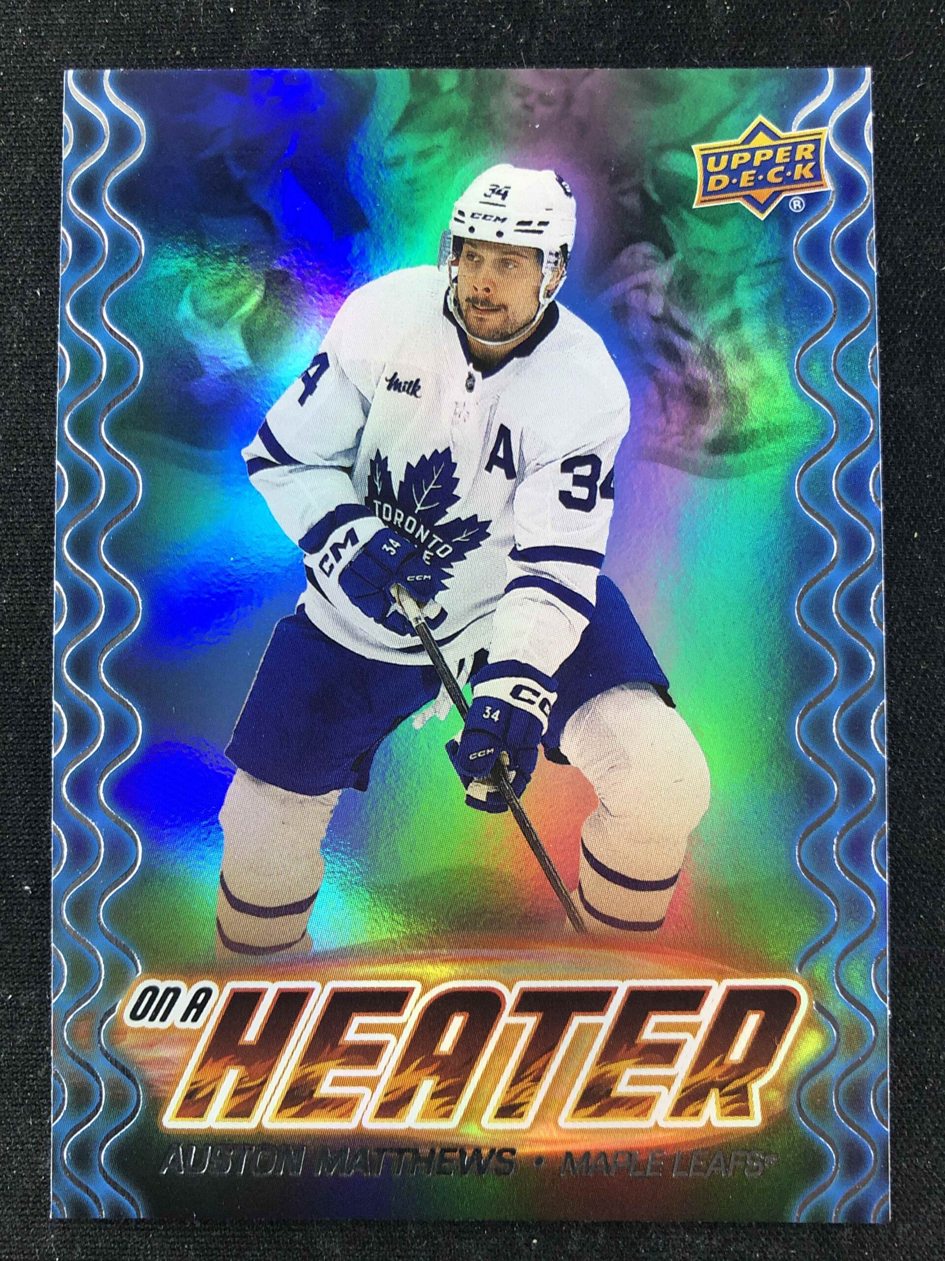 2024/2025 Upper Deck Series 2 On a Heater OH-7 Auston Matthews Inzert