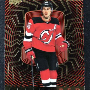 2023/2024 Upper Deck Extended Seeing Red Gold Foil SR-38 Jack Hughes Inzert