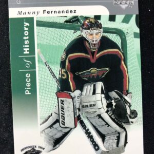 2002/2003 Upper Deck Piece of History Base 47 Manny Fernandez Inzert