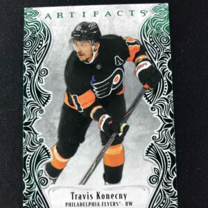 2025/2026 Upper Deck Artifacts Jade Green 124 Travis Konecny Paralel 032/100