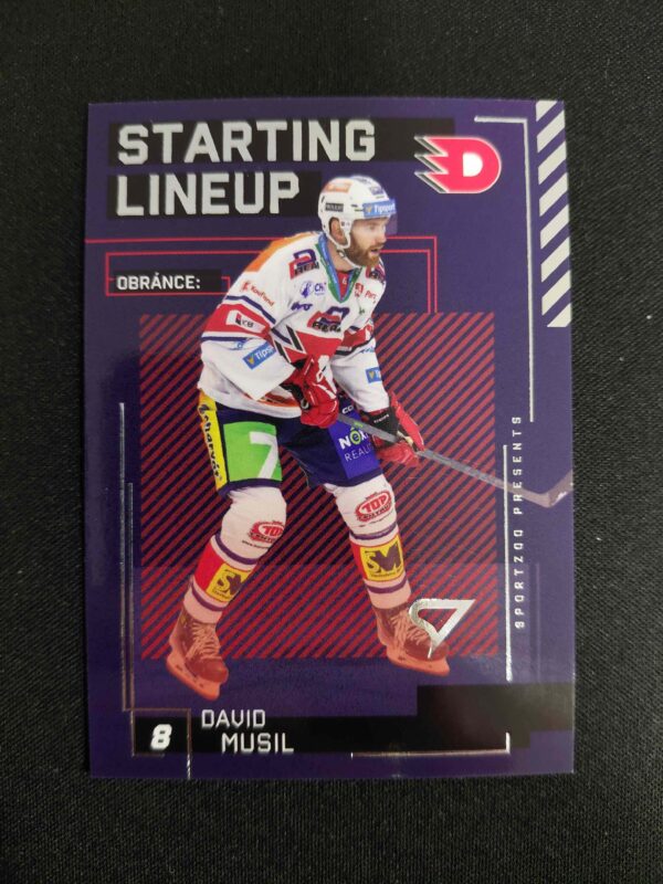 2023/2024 Sportzoo Serie 2 Starting Lineup SL-15 David Musil Inzert