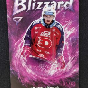 2025/2026 Sportzoo Serie 1 Blizzard Coral Pink BL-05 Ondřej Mikliš Inzert 09/60