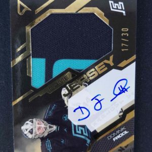 2025/2026 Sportzoo Serie 1 Game Jersey Gold AUTO GJS-DF Dominik Frodl AUTO Jersey 17/30