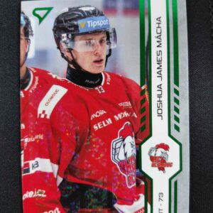 2024/2025 Sportzoo Serie 2 Green Glitter 333 Joshua James Mácha Paralel 10/30