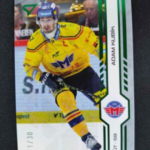 2024/2025 Sportzoo Serie 2 Green Glitter 299 Adam Kubík Paralel 21/30