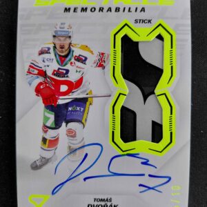 2023/2024 Sportzoo Serie 2 Spectacle Memorabilia SM-TD Tomáš Dvořák AUTO Stick 005/10