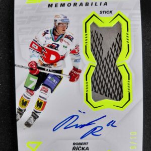 2023/2024 Sportzoo Serie 2 Spectacle Memorabilia SM-RR Robert Říčka AUTO Stick 09/10