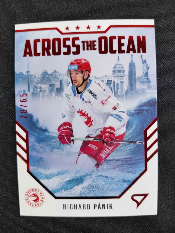 2023/2024 Sportzoo Serie 2 Across the Ocean Red AO-02 Richard Panik Inzert 28/65