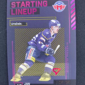 2023/2024 Sportzoo Serie 2 Starting Lineup 3rd Period SL-78 Jan Ordoš Inzert /30