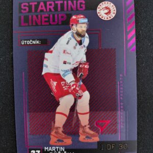 2023/2024 Sportzoo Serie 2 Starting Lineup 3rd Period SL-05 Martin Růžička Inzert /30