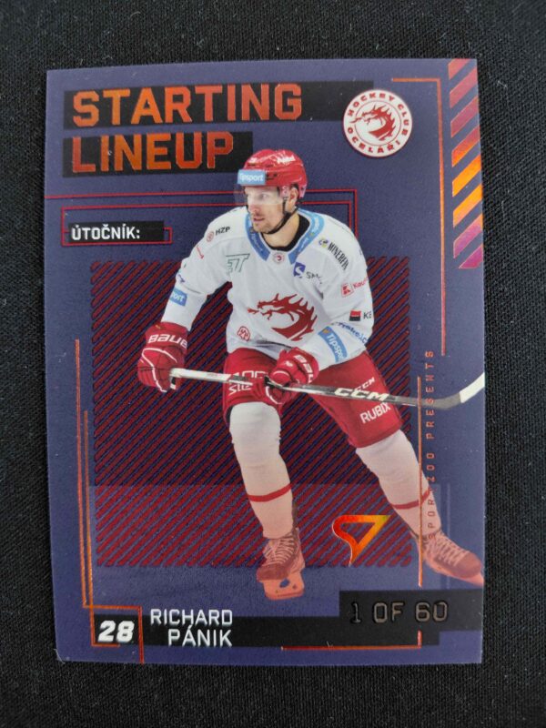 2023/2024 Sportzoo Serie 2 Starting Lineup 2nd Period SL-04 Richard Panik Inzert /60